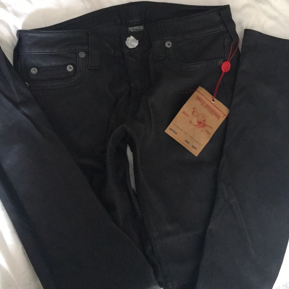 True Religion Stella Leather Pants